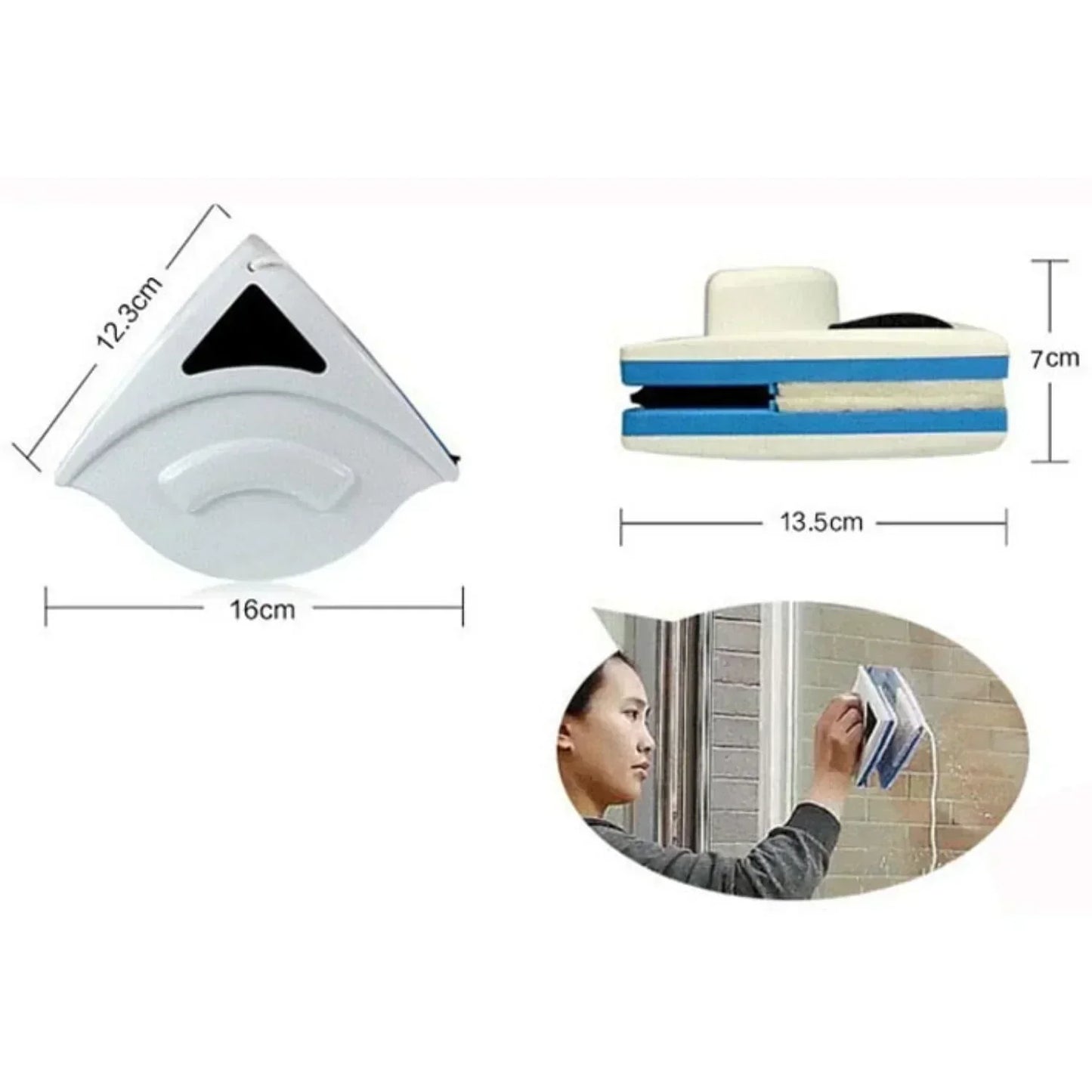 Easy Reach Window Cleaner for Tall Glass Surfaces