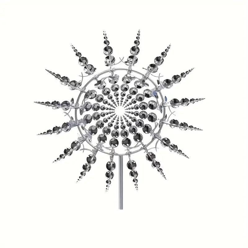 Outdoor Decorative Metal Wind Spinner Sculpture