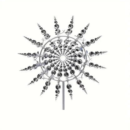 Outdoor Decorative Metal Wind Spinner Sculpture