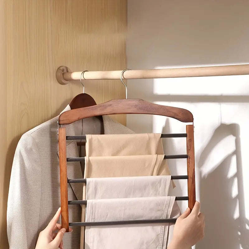 Space Saving Closet Pants Hanger Organizer Bar