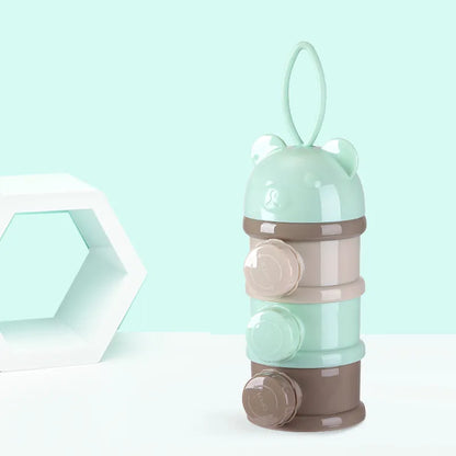 Baby Food Storage Container - Compact Milk Powder Dispenser