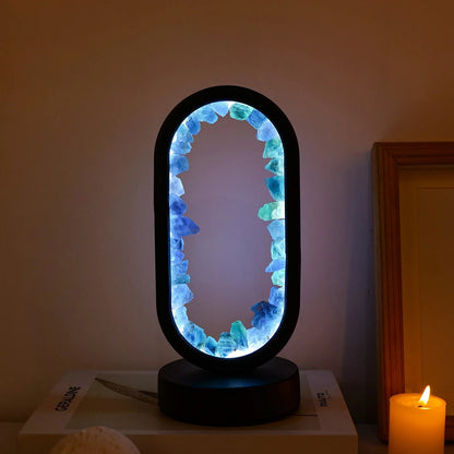 Purple Gemstone Soft Glow Table Light