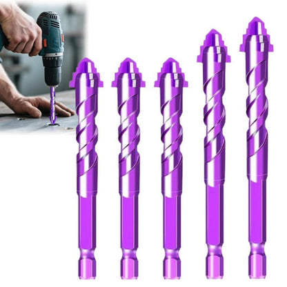 Premium 4-Edge Violet Drill Bit Set