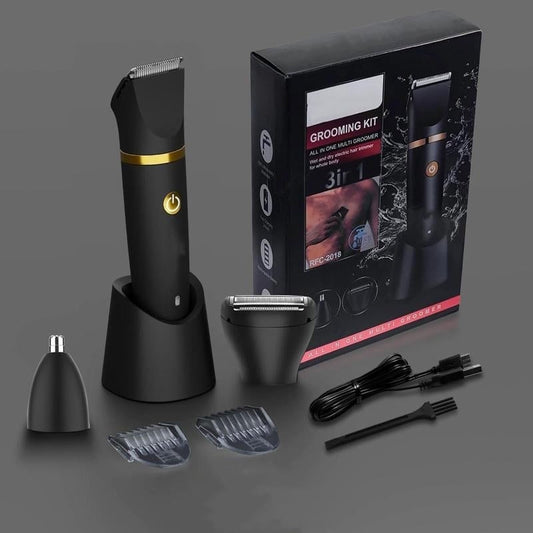 3-in-1 Mens Electric Body Trimmer - Halri