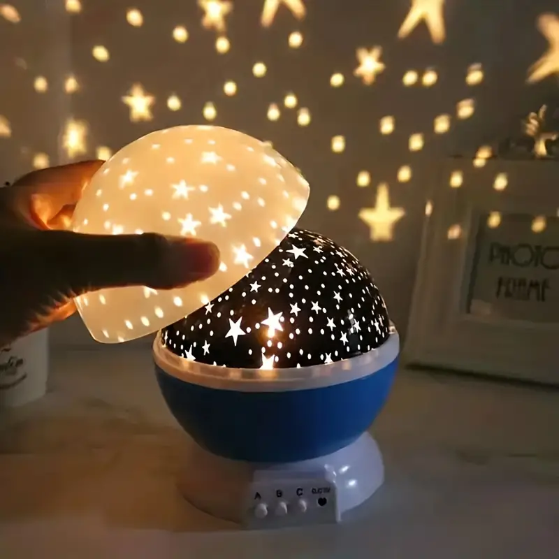 Cosmic Star Table Lamp – Colorful Bedroom Night Light - Halri