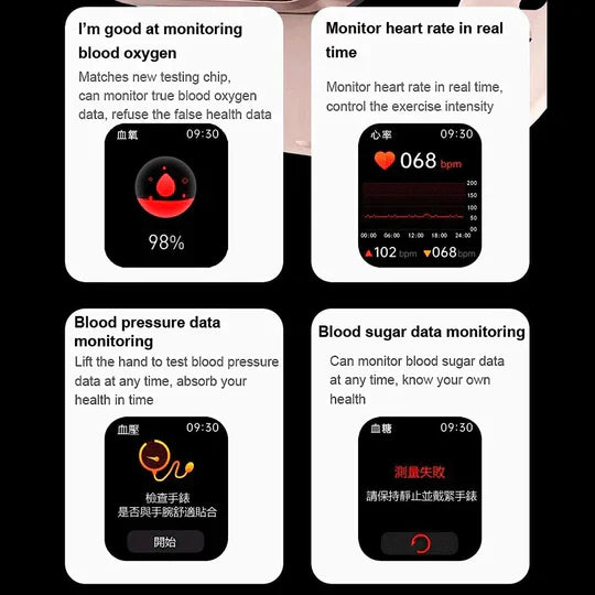 Easy Use Health Tracker Smartwatch