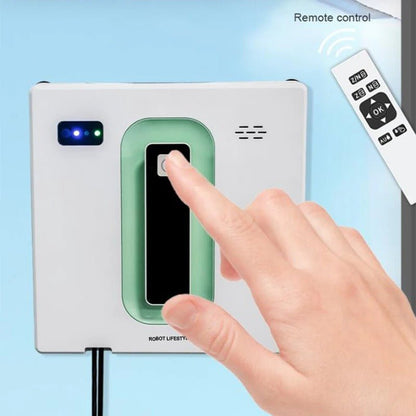 Smart Glass Cleaning Robot with Remote