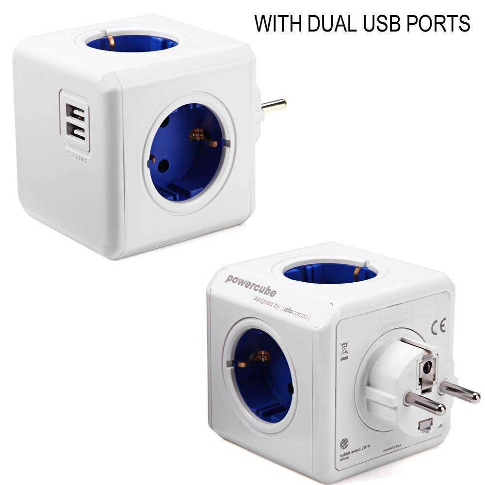 Compact Portable Power Cube Outlet