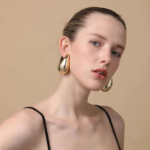 Luxurious Gold Drop Earrings for Women - Halri