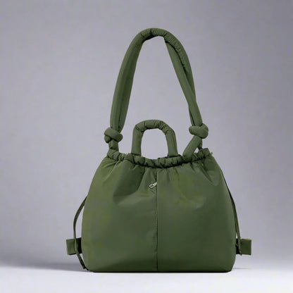 Comfy Puffer Tote Handbag with Adjustable Strap