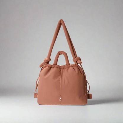 Comfy Puffer Tote Handbag with Adjustable Strap - Halri