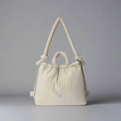 Comfy Puffer Tote Handbag with Adjustable Strap