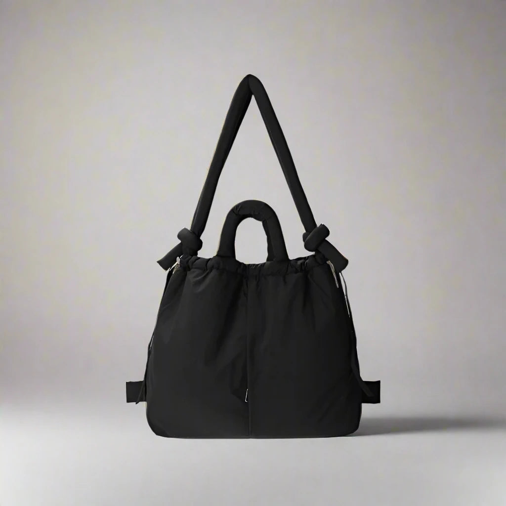 Comfy Puffer Tote Handbag with Adjustable Strap