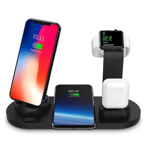 Compact 4 Port Fast Charging Dock