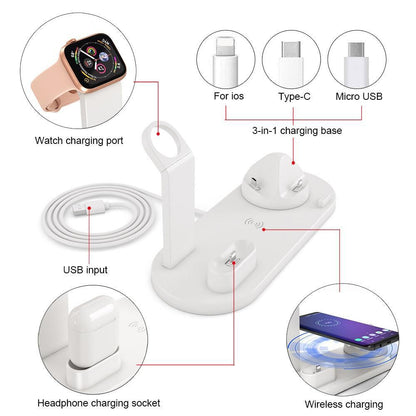 Compact 4 Port Fast Charging Dock