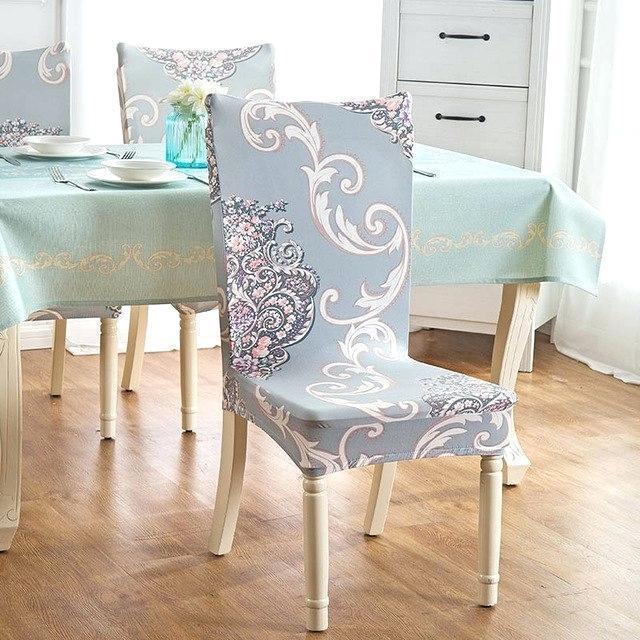 Washable Fabric Dining Chair Slipcover