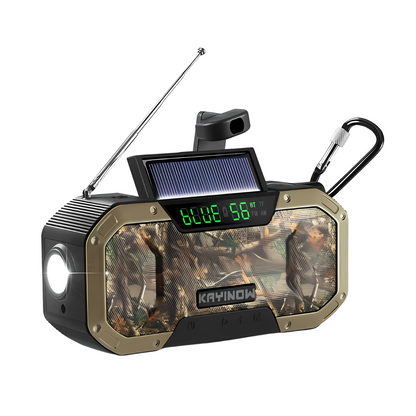 Compact Solar Powered Emergency Radio