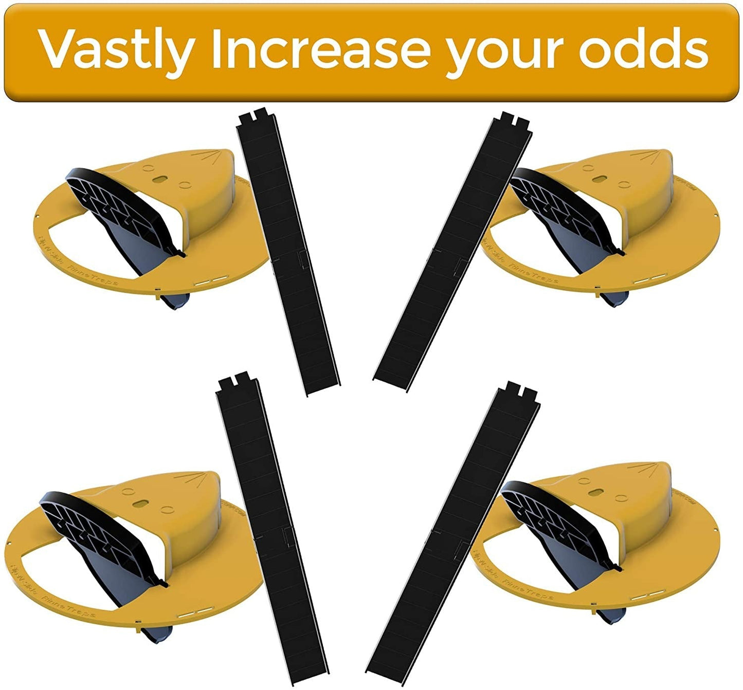 Easy Set Mouse Trap Bucket Lid Catcher