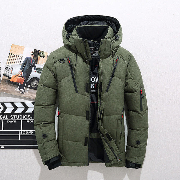 Warm Down Filled Winter Coat