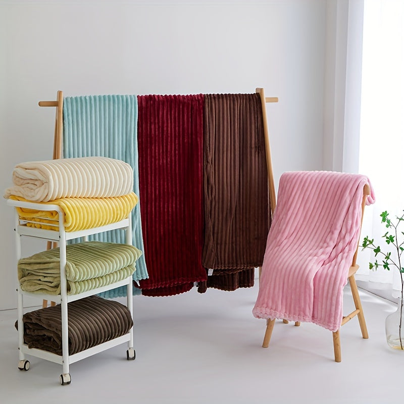 Plush Cozy Fleece Throw Blanket - Halri
