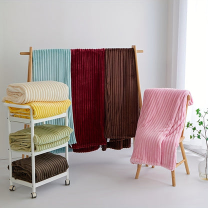 Plush Cozy Fleece Throw Blanket - Halri