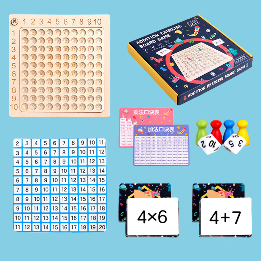Fun Kids Math Learning Board