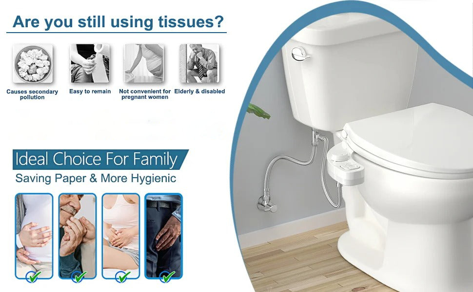 Easy Install Bidet Toilet Seat