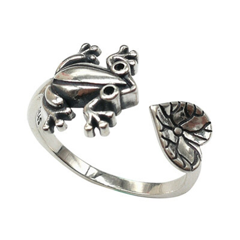 Classic Cat Lady Ring Adjustable Zinc Alloy Band