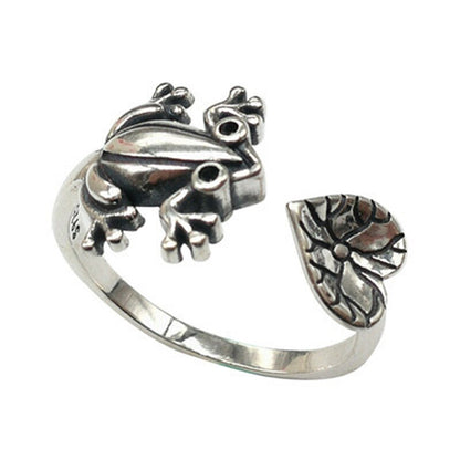 Classic Cat Lady Ring Adjustable Zinc Alloy Band