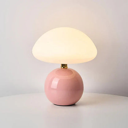 Rustic Mushroom Table Lamp