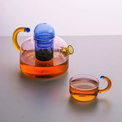 Classic Ceramic Teapot and Cup Set