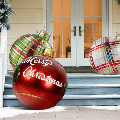 Holiday Outdoor Inflatable Christmas Ball Decoration