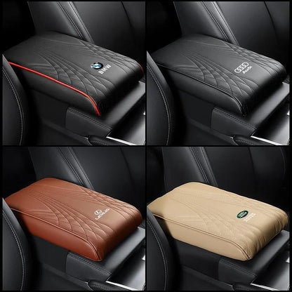 Luxury Car Armrest Pad with Logo Design