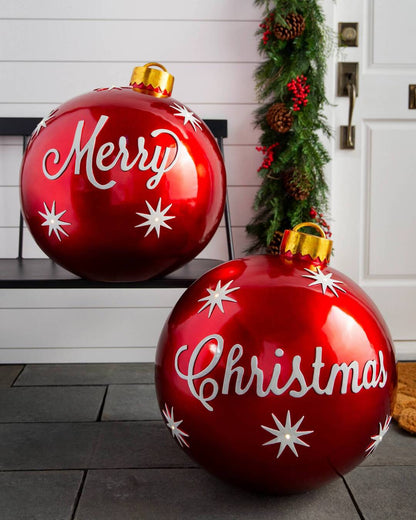 Holiday Outdoor Inflatable Christmas Ball Decoration