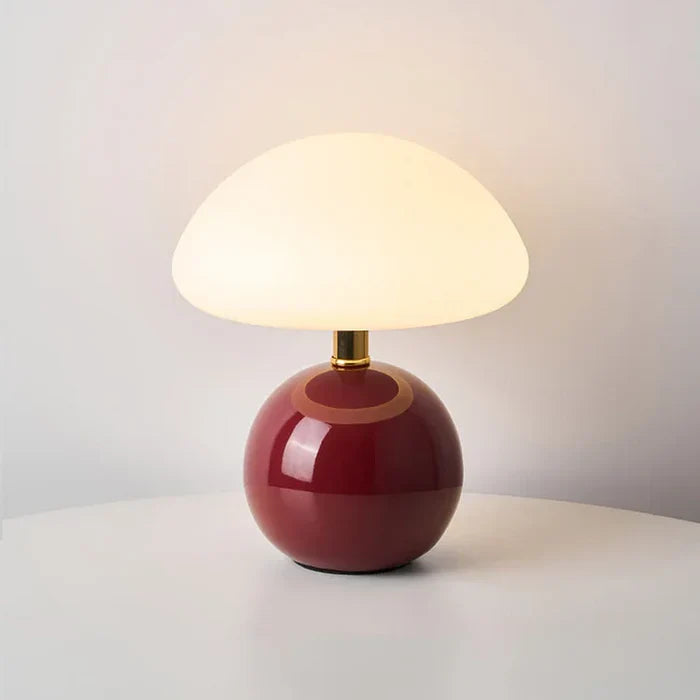 Rustic Mushroom Table Lamp