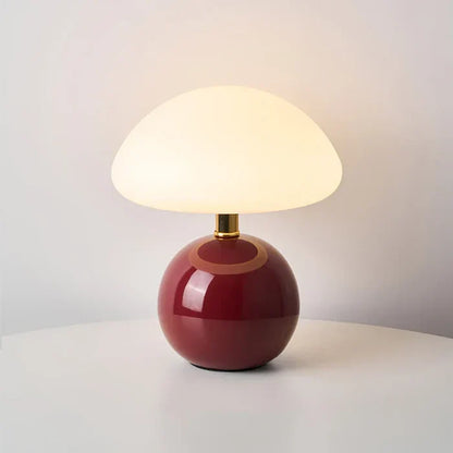 Rustic Mushroom Table Lamp