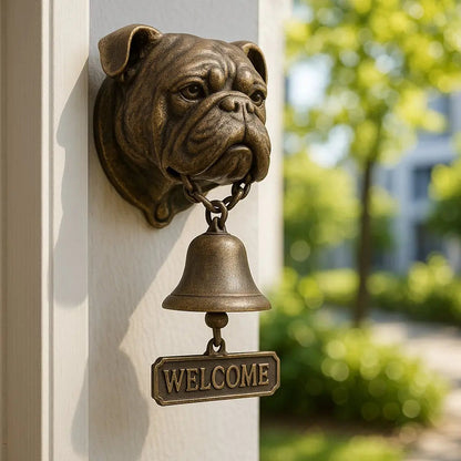 Stylish German Shepherd Door Bell Bronze Finish