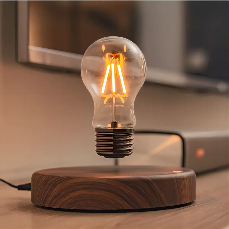 Sleek Floating LED Globe Lamp - Halri