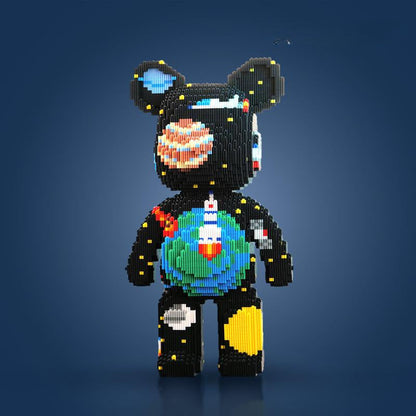 Fun DIY Block Bear Figurines Building Kit