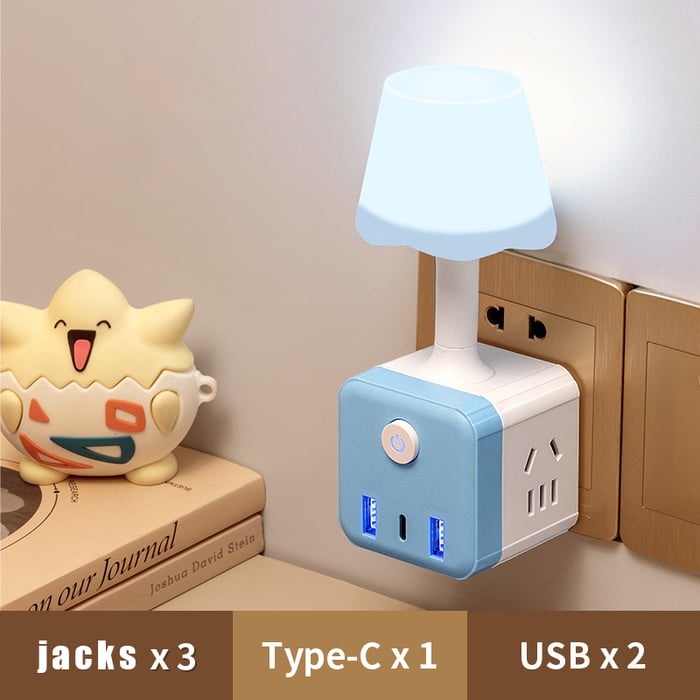 Wireless LED Desk Lamp with USB Charger