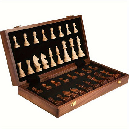 Traditional Wooden Chess Board Game Set - Halri