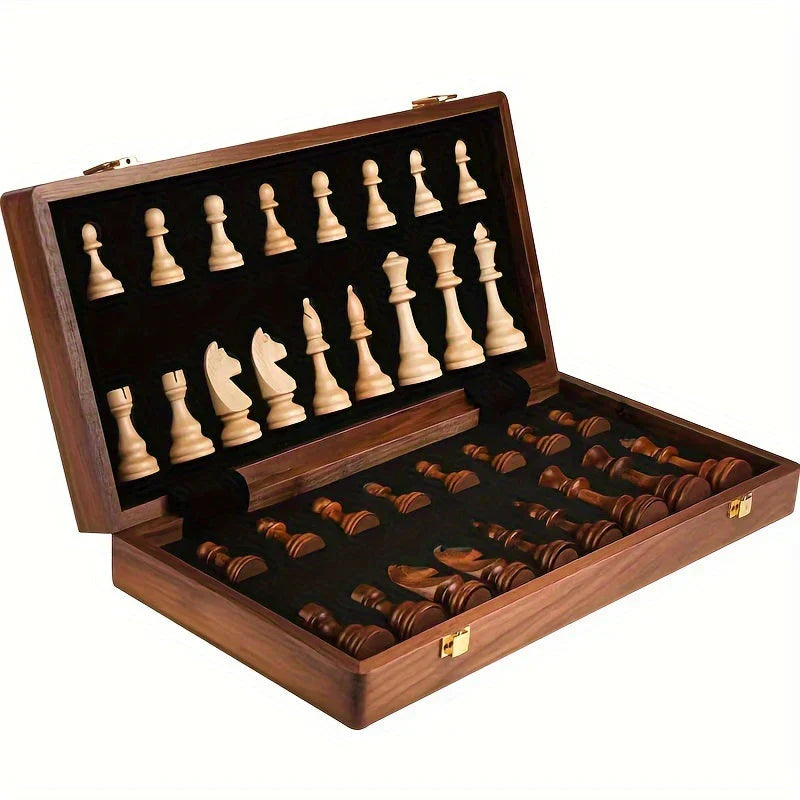 Classic Wooden Chess Board Set for Serious Players - Halri