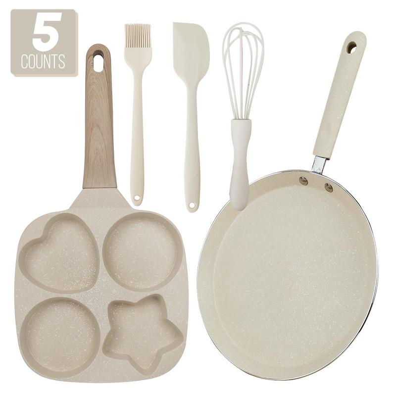 Fun Star Shaped Non Stick Egg Fry Pan 4 Cup