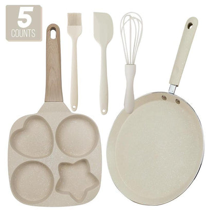 Fun Star Shaped Non Stick Egg Fry Pan 4 Cup
