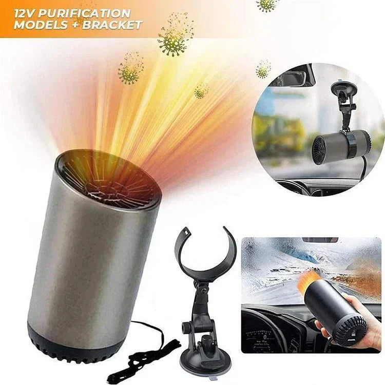 Compact Car Heater with 360° Rotation