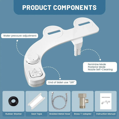 Easy Install Bidet Toilet Seat
