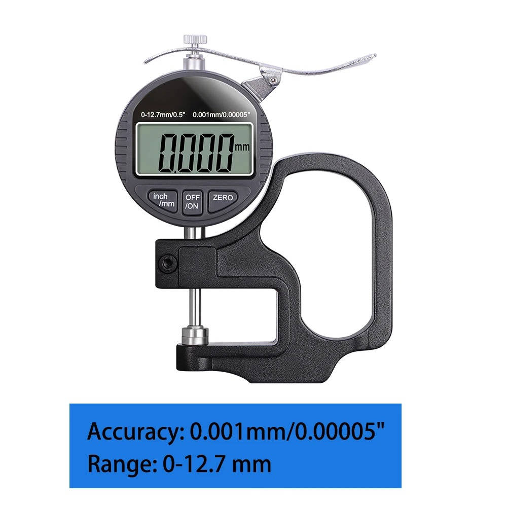 Precise Digital Thickness Tester for Paper Metal
