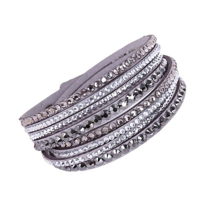 Halri | Layered Ladies Rhinestone Fashion Bracelet