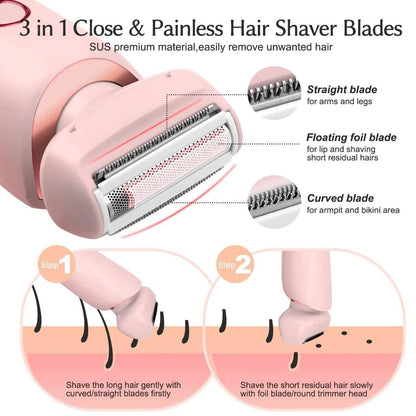 Ladies Rechargeable Razor Shaver