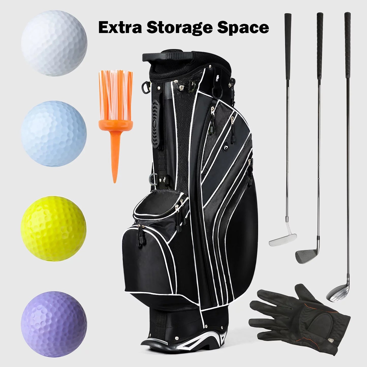 Lightweight Golf Club Carry Bag